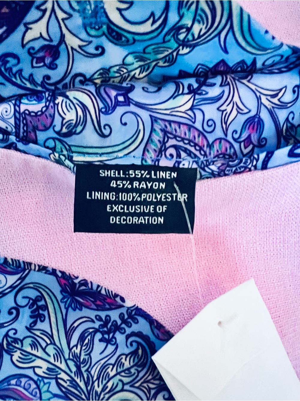 Linen blend TailorByrd Pink Blazer for Men - Picture 12 of 13